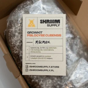 melmak melmac growkit shroomsupply psilocybe cubensis etykieta